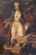 Eugene Delacroix Greece Expiring on the Ruins of Missolonghi oil on canvas